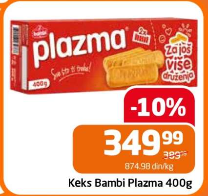 Keks Bambi Plazma 400g
