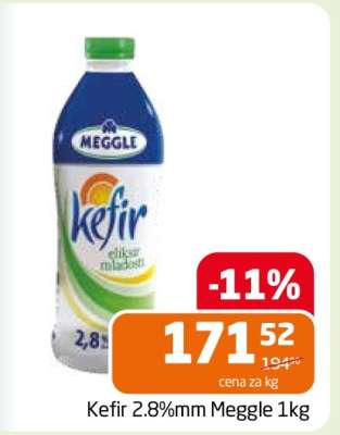 Kefir 2.8%mm Meggle 1kg