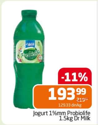 Jogurt 1%mm Probiolife 1.5kg Dr Milk