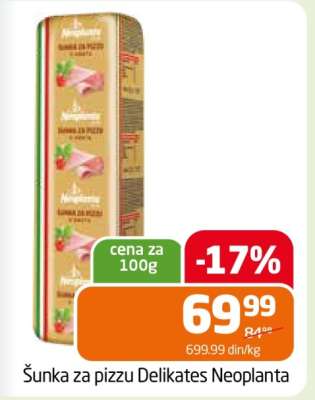 Šunka za pizzu Delikates Neoplanta