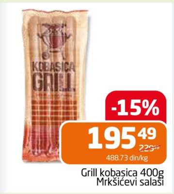 Grill kobasica 400g Mrkšićevi salaši