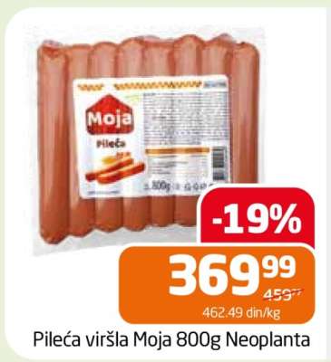 Pileća viršla Moja 800g Neoplanta