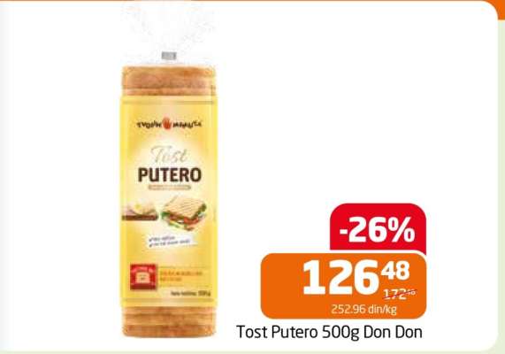Tost Putero 500g Don Don
