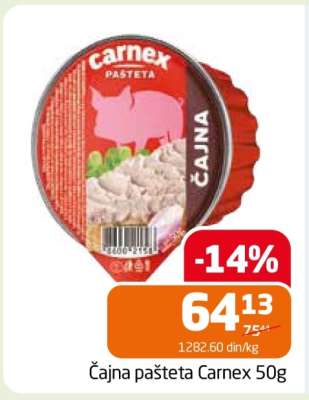 Čajna pašteta Carnex, 50g