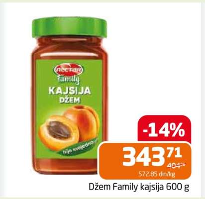 Džem Family kajsija 600 g