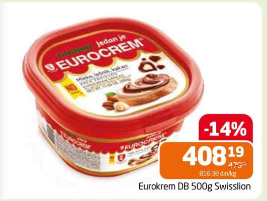 Eurokrem DB 500g Swisslion