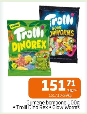 Trolli Dino Rex • Glow Worms