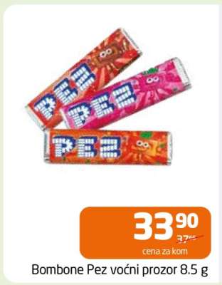 Bombone Pez voćni prozor 8.5 g