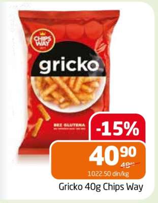 Gricko 40g Chips Way