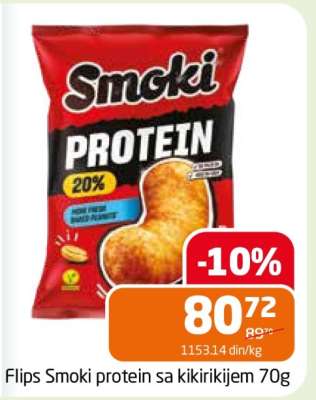 Flips Smoki Protein Sa Kikirikijem 70g