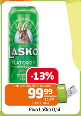 Pivo Laško 0,5l