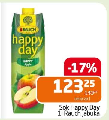 Sok Happy Day 1l Rauch jabuka