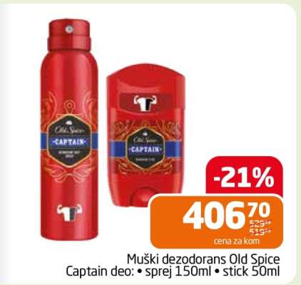Muški dezodorans Old Spice Captain