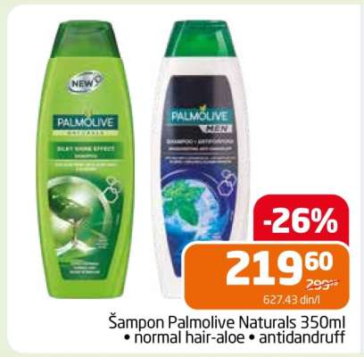 Šampon Palmolive Naturals 350ml
