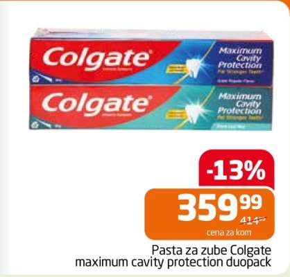 Pasta za zube Colgate maximum cavity protection duopack