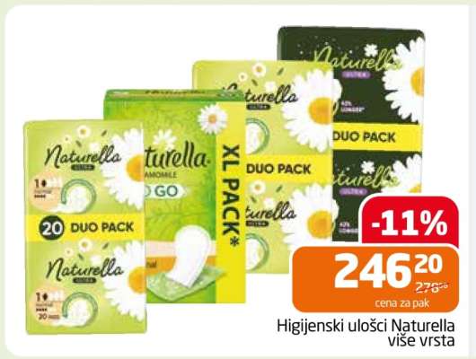 Higijenski ulošci Naturella