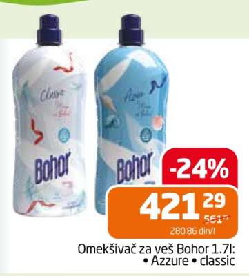 Omekšivač za veš Bohor 1.7l