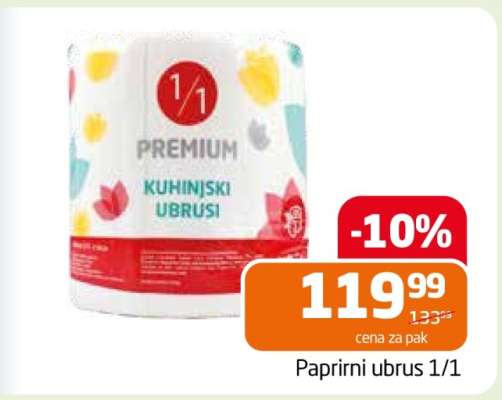 Papirni ubrus 1/1