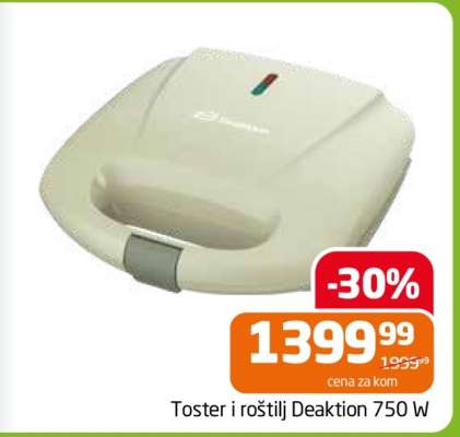 Toster i roštilj Deaktion 750 W