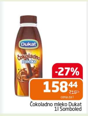 Čokoladno mleko Dukat 1l Somboled