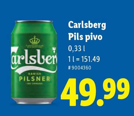 Carlsberg Pils pivo
