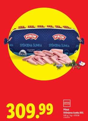 Pikok Stišnjena šunka XXL