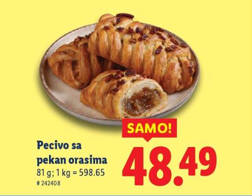 Pecivo sa pekan orasima