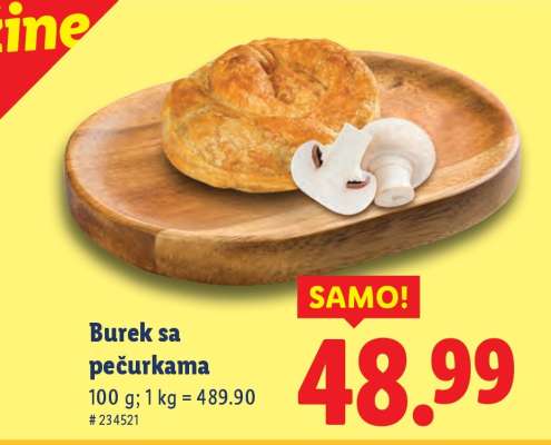 Burek sa pečurkama