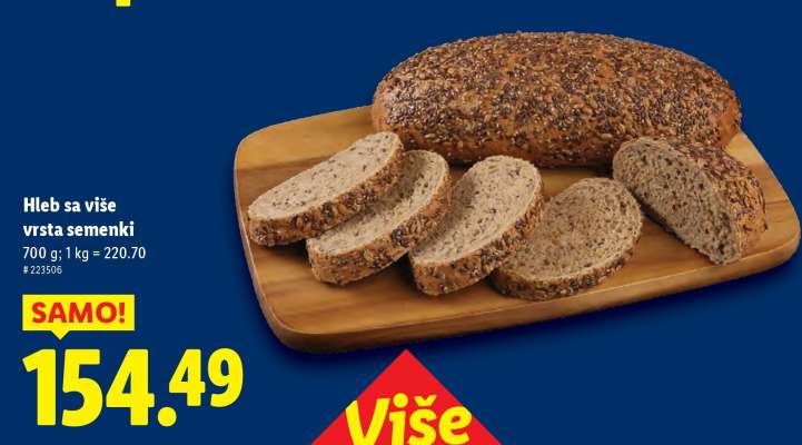 Hleb sa više vrsta semenki