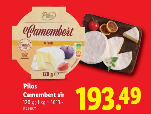 Pilos Camembert sýr
