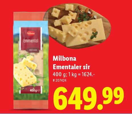Milbona Ementaler sir