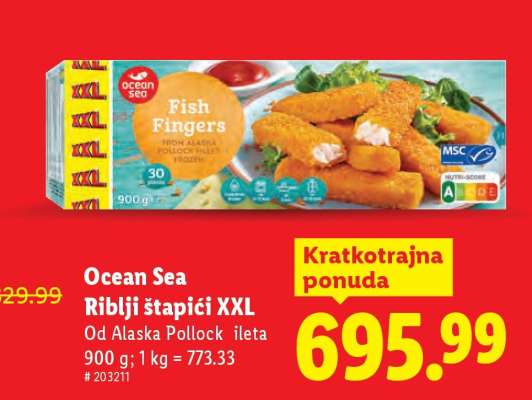 Ocean Sea Riblji štapići XXL