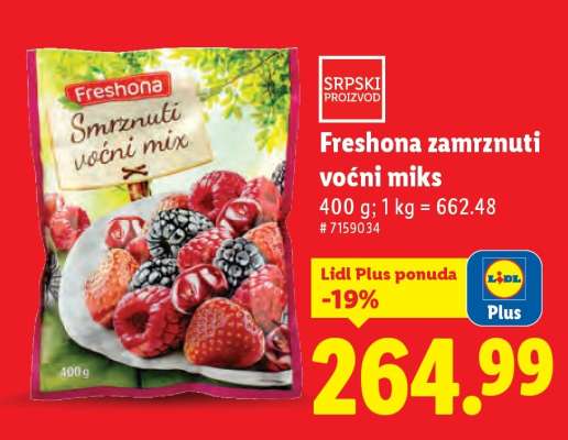 Freshona Zamrznuti voćni miks