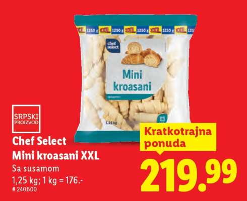 Chef Select Mini kroasani XXL