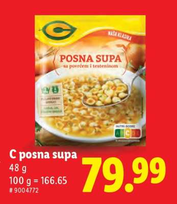 C posna supa
