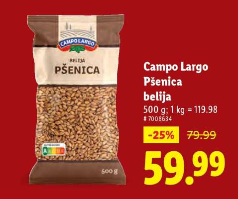 Campo Largo Pšenica belija