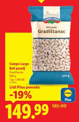 Campo Largo Beli pasulj