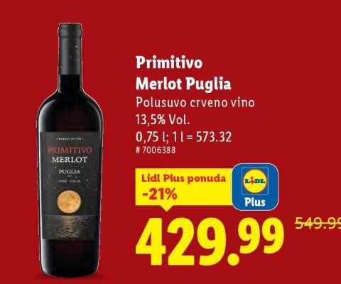 Primitivo Merlot Puglia