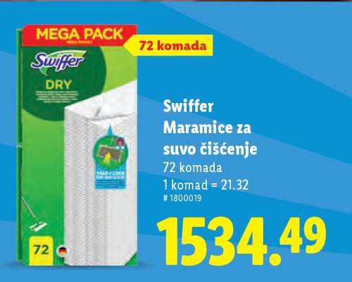 Swiffer Maramice za suvo čišćenje