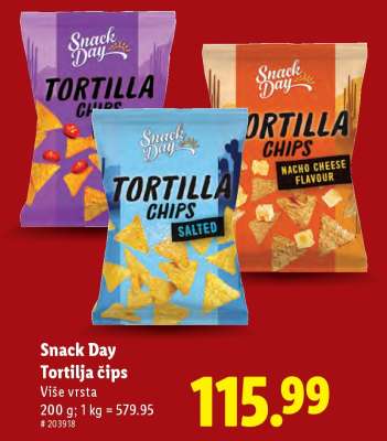 Snack Day Tortilja čips