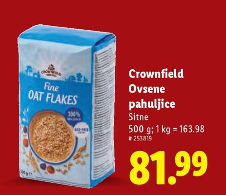 Crownfield Ovsene pahuljice