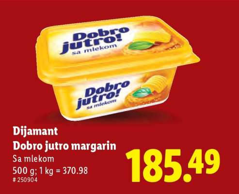 Dijamant Dobro jutro margarin