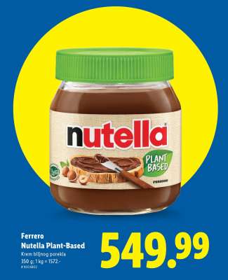 Ferrero Nutella Plant-Based