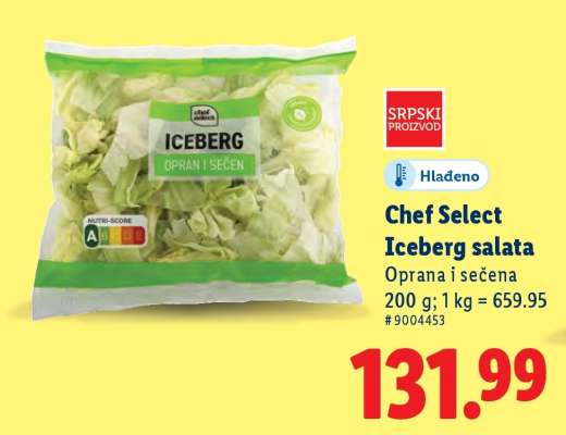 Chef Select Iceberg salata