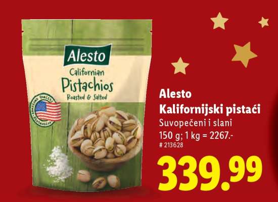 Alesto Kalifornijski pistaći