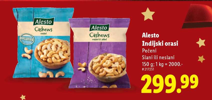 Alesto Indijski orasi