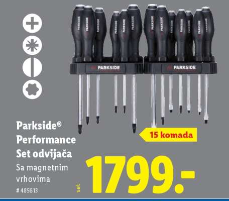 PARKSIDE PERFORMANCE Set odvijača