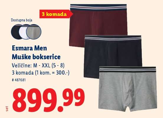esmara MEN Muške bokserice