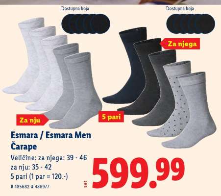 esmara / esmara MEN Čarape