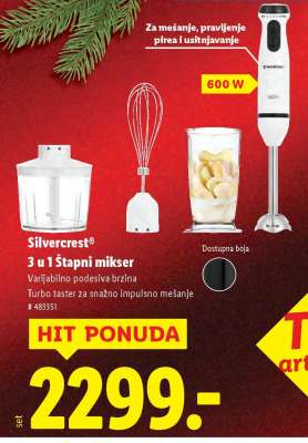 Silvercrest 3 u 1 Štapni mikser